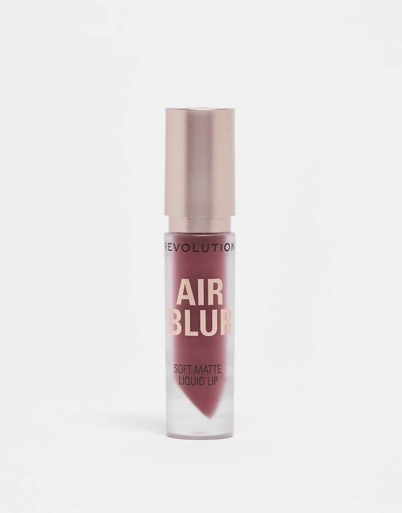 Revolution - Air Blur Matte - Flüssiger Lippenstift - Black Cherry-Rot von Revolution