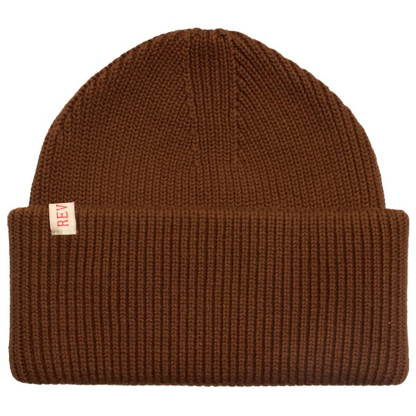 Revolution - Beanie with Big Fold Up - Mütze Gr One Size braun von Revolution
