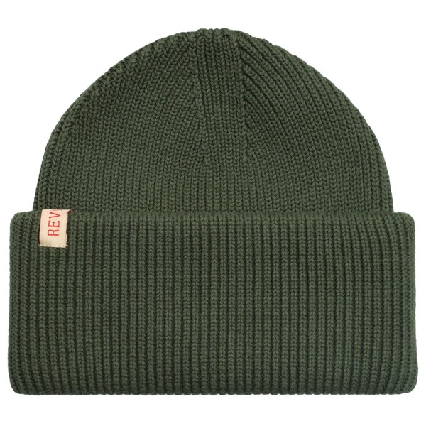 Revolution - Beanie with Big Fold Up - Mütze Gr One Size oliv von Revolution