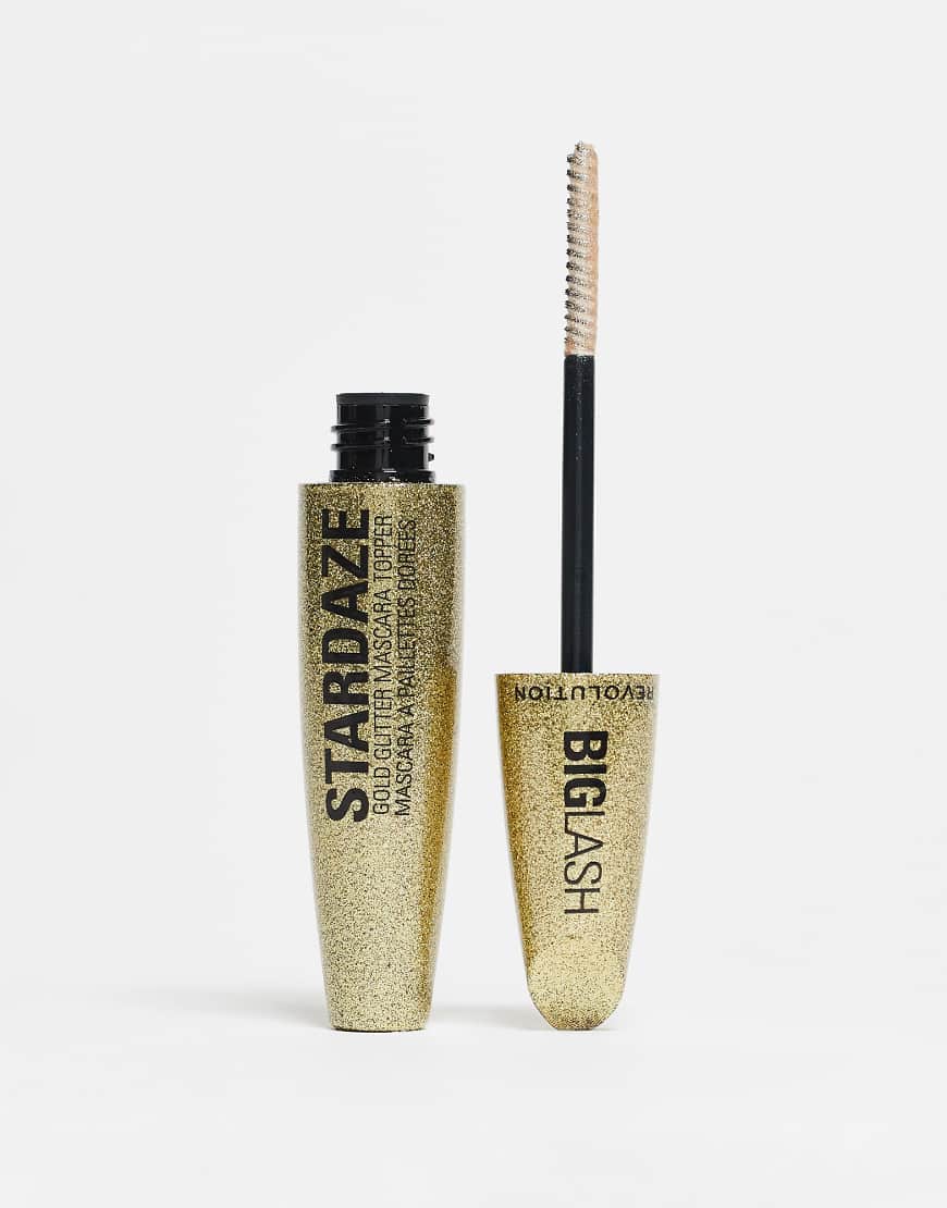 Revolution - Big Lash Stardaze - Glitzer-Mascara-Topper für Haare und Augenbrauen - Stardust Gold-Keine Farbe von Revolution