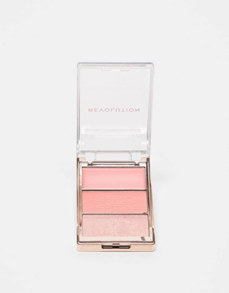 Revolution - Blush Icon - Rouge-Palette - Authentic Peach-Orange von Revolution