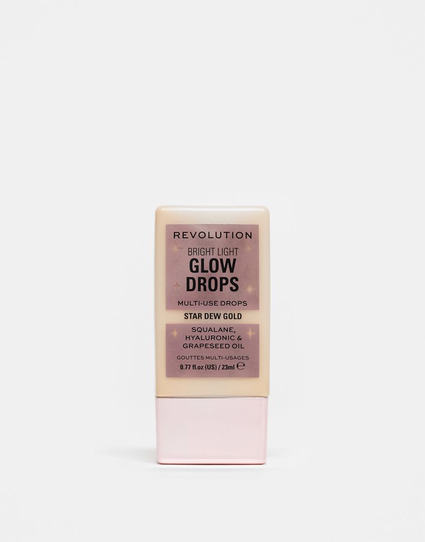 Revolution - Bright Light Glow Drops - Golden Star Dew, Highlighter-Goldfarben Revolution - Bright Light Glow Drops - Golden Star Dew, Highlighter-Goldfarben von Revolution