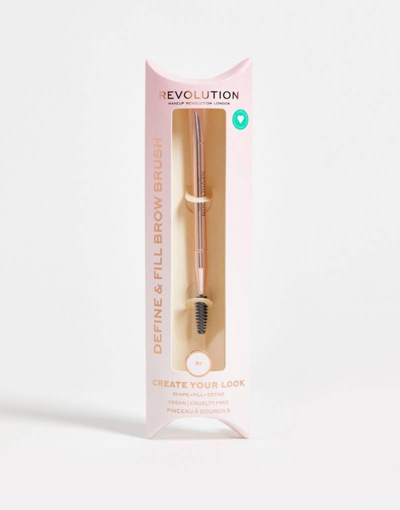 Revolution - Create - Define & Fill Augenbrauenpinsel zum Definieren und Auffüllen, R1-Keine Farbe von Revolution