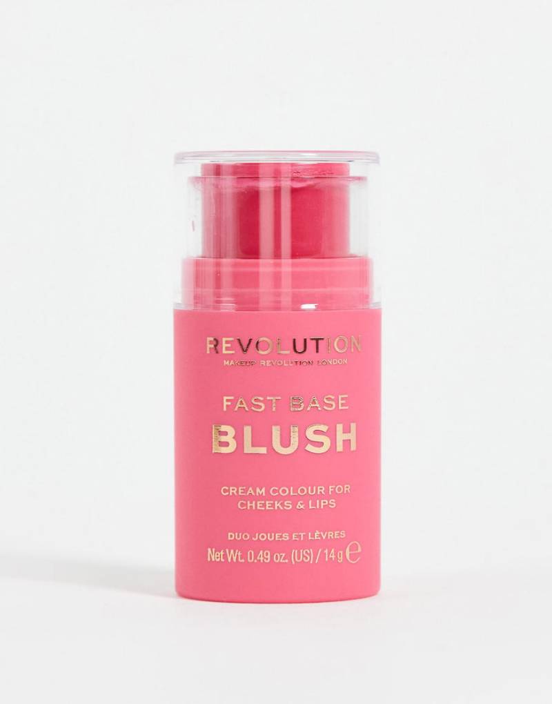 Revolution - Fast Base Blush - Rouge-Stick - Rose-Rosa von Revolution