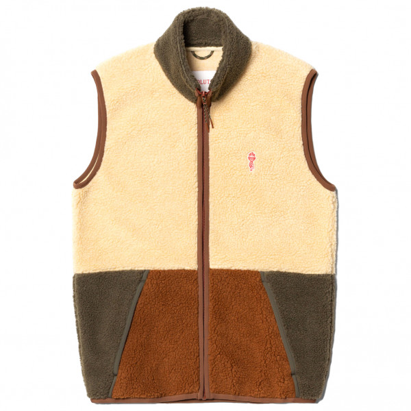 Revolution - Fleece Vest in Block Colors - Fleeceweste Gr S;XL;XXL beige;schwarz von Revolution