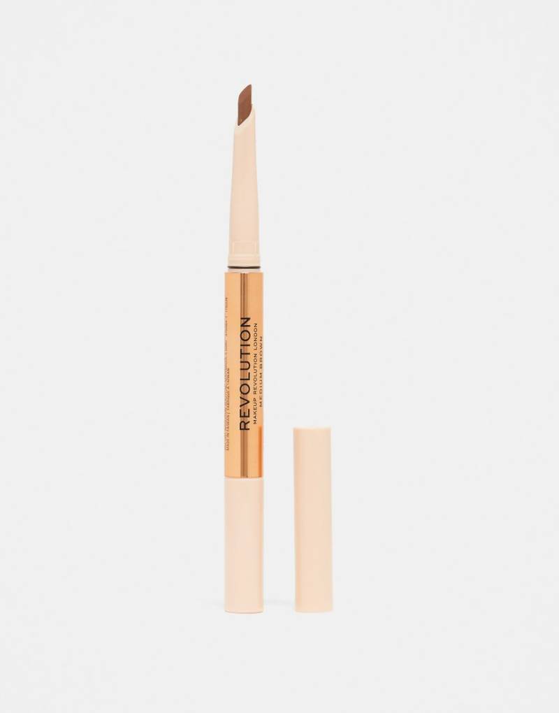 Revolution - Fluffy Brow Duo - Brauenstift-Braun von Revolution