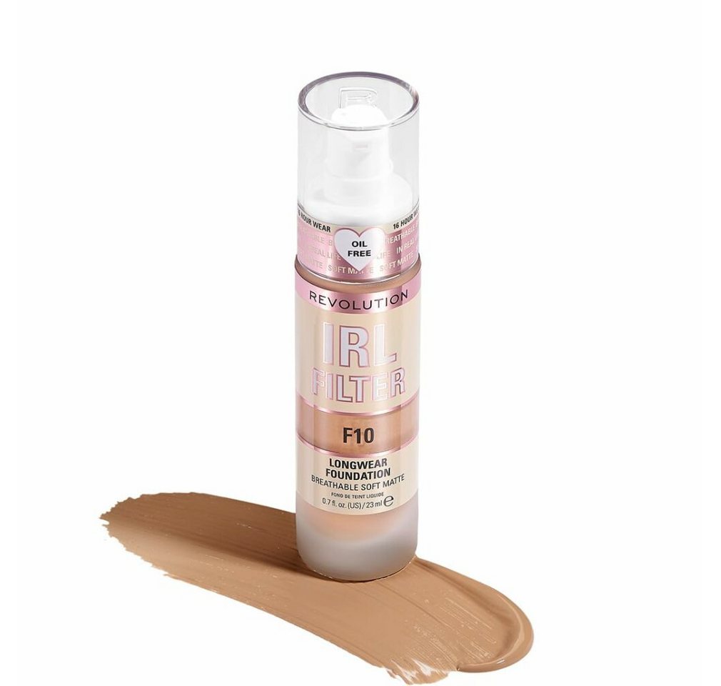 Revolution Foundation Makeup IRL Filter Longwear Foundation F10 von Revolution