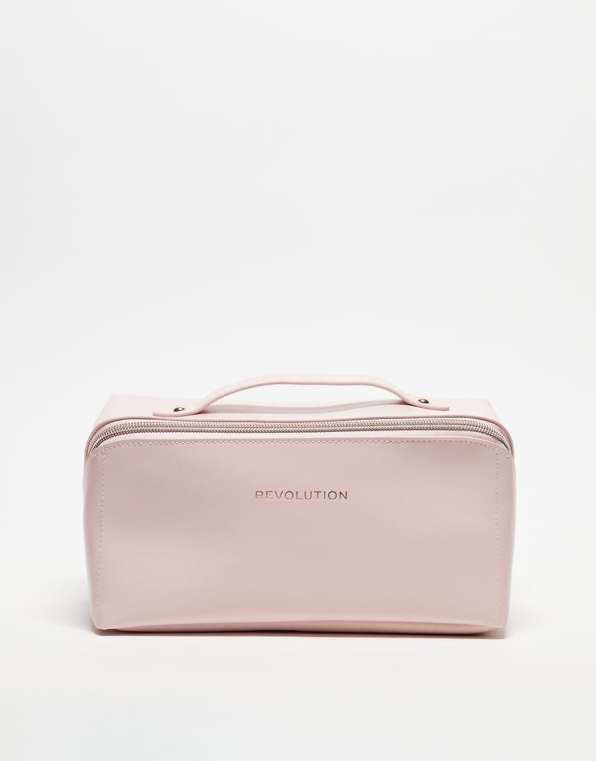 Revolution - Glam - Ausklappbare Kosmetiktasche in Rosa von Revolution