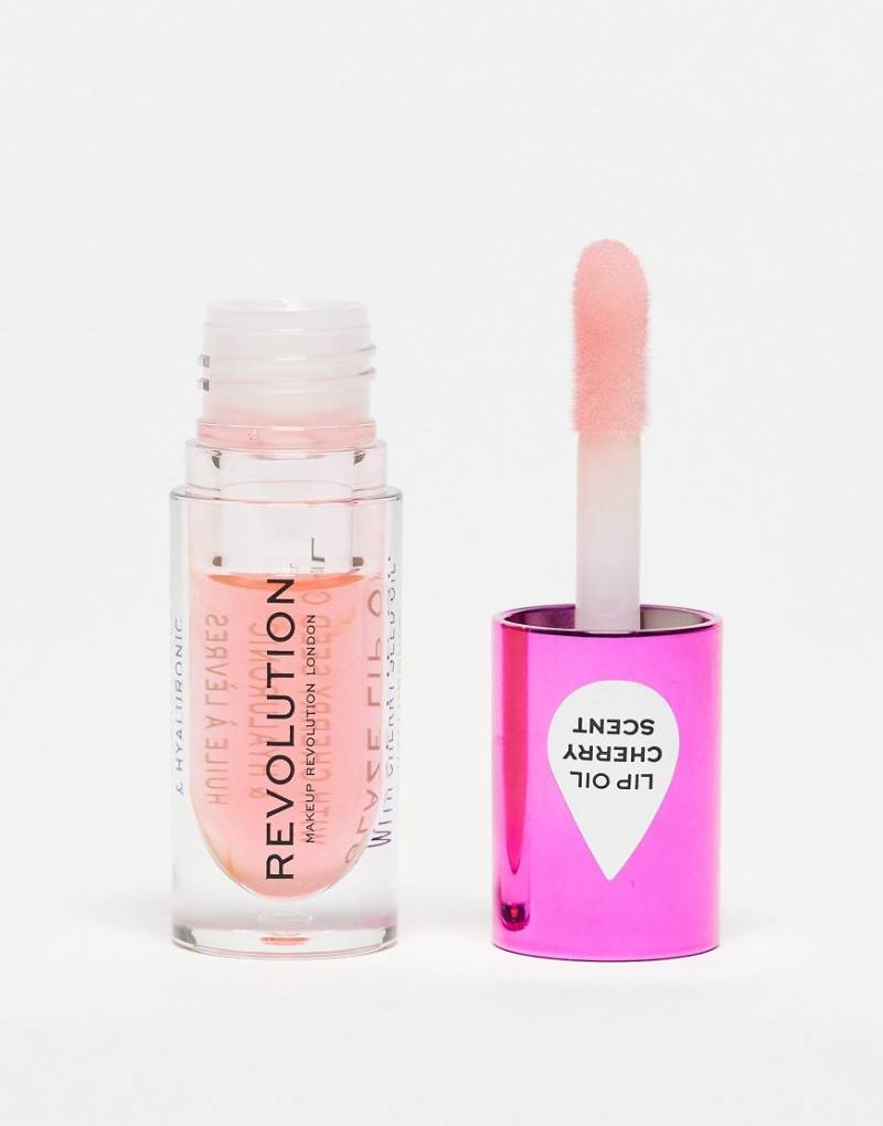 Revolution - Glaze - Lippenöl - Glam Pink-Rot von Revolution