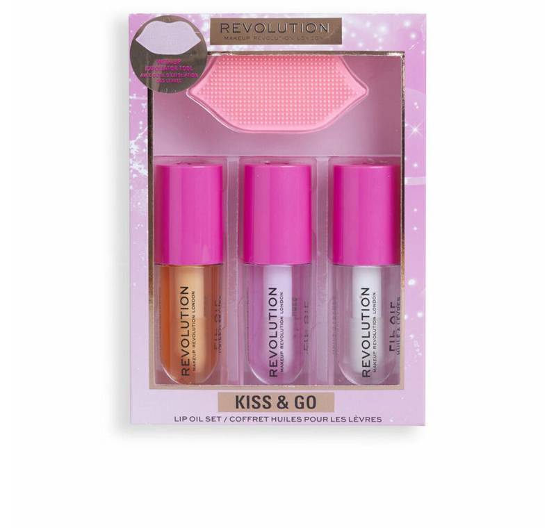 Revolution Hautpflege-Set Kiss & Go Glaze Lip Care Geschenkset von Revolution
