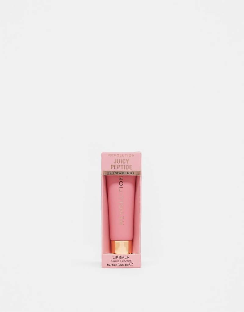 Revolution - Juicy Peptide - Lippenbalsam - Pink Strawberry-Rosa von Revolution