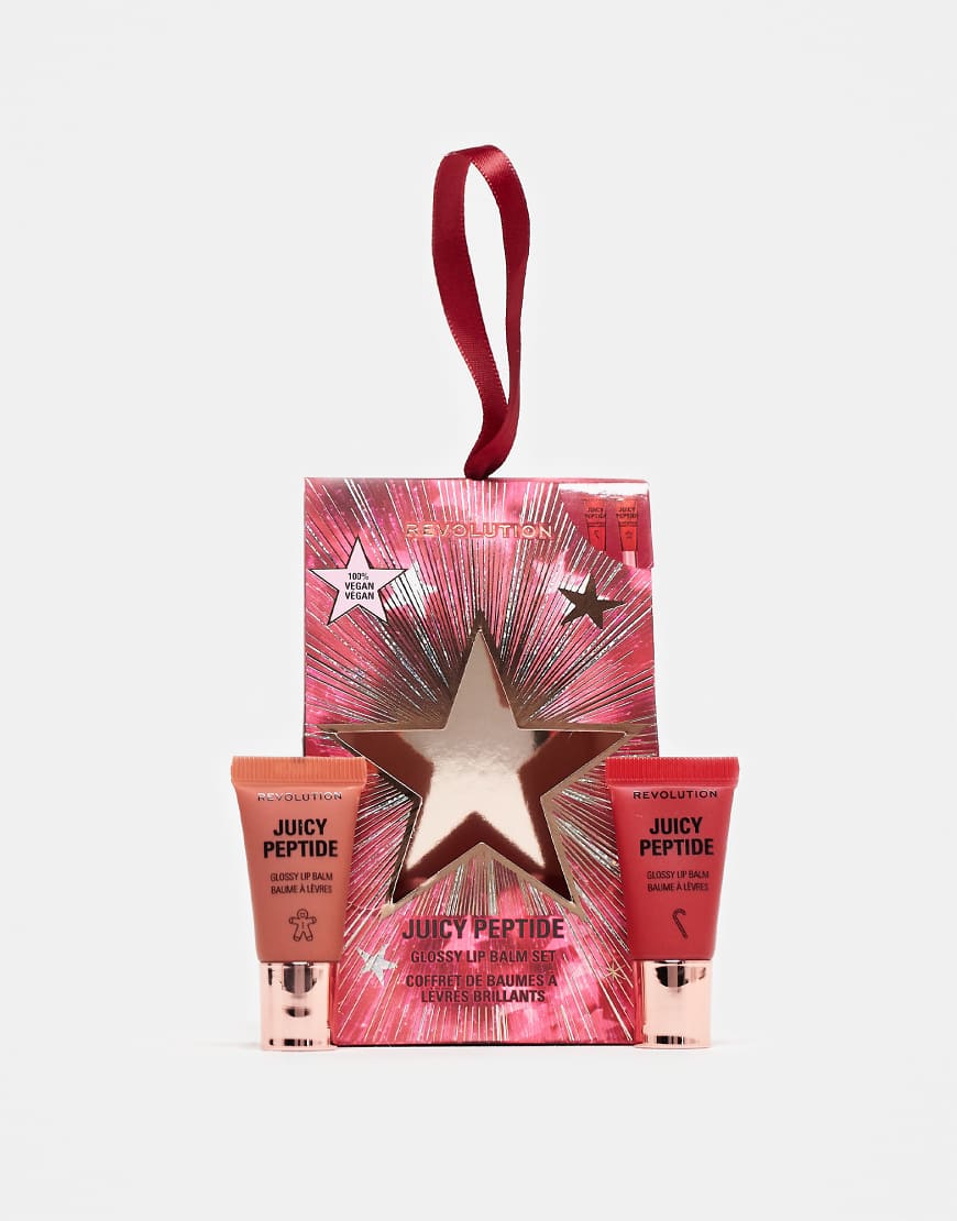 Revolution - Juicy Peptide - Mini-Lippenbalsam-Duo-Bunt Revolution - Juicy Peptide - Mini-Lippenbalsam-Duo-Bunt von Revolution