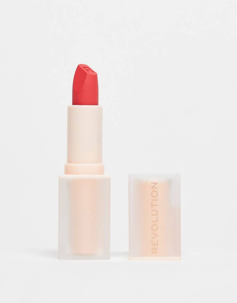 Revolution - Lip Allure - Seidig-weicher Lippenstift in Vibe Red-Rot von Revolution
