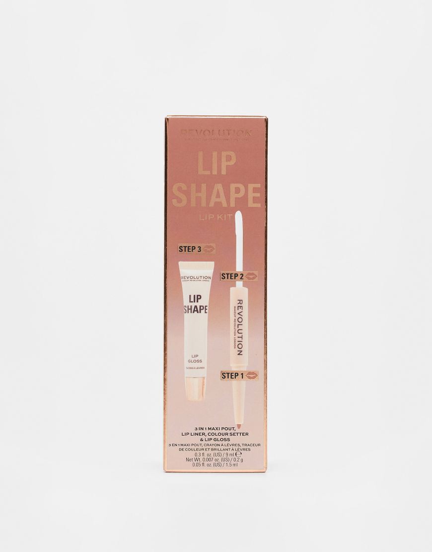 Revolution - Lip Shape Kit - Lippenset - Chauffeur Nude-Neutral von Revolution