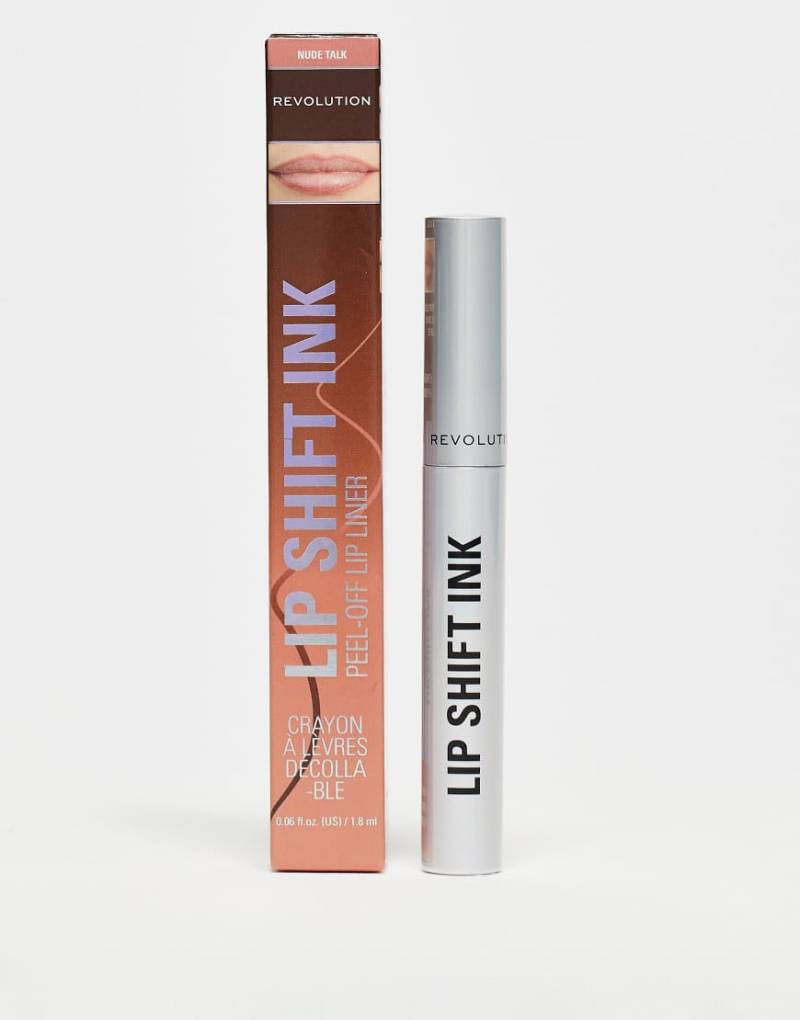 Revolution - Lip Shift Ink Peel Off - Lipliner Stain, Nude Talk-Rosa von Revolution