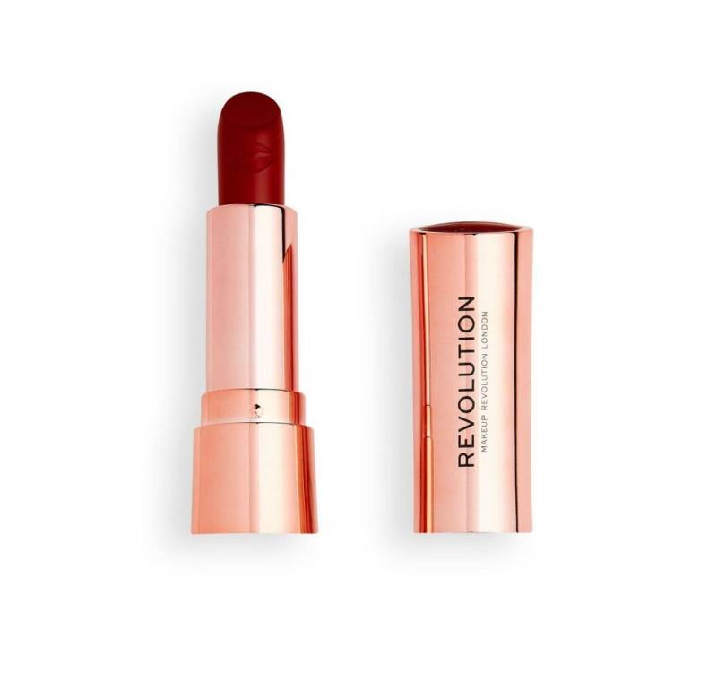 Revolution Lippenstift Makeup Satin Kiss Lipstick Ruby von Revolution