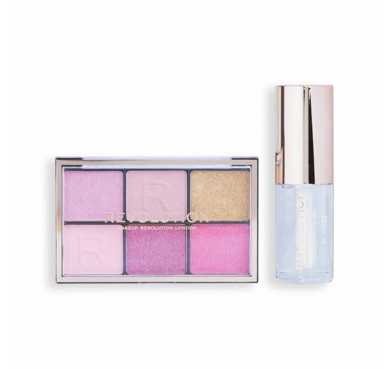 Revolution Make-up Set Mini Soft Glam Heroes Eye & Lip Geschenkset von Revolution