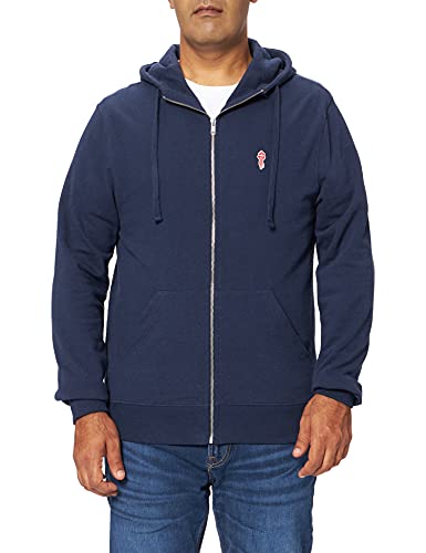 REVOLUTION Mens 2057 Sweatshirt, Navy-Mel, XL von REVOLUTION