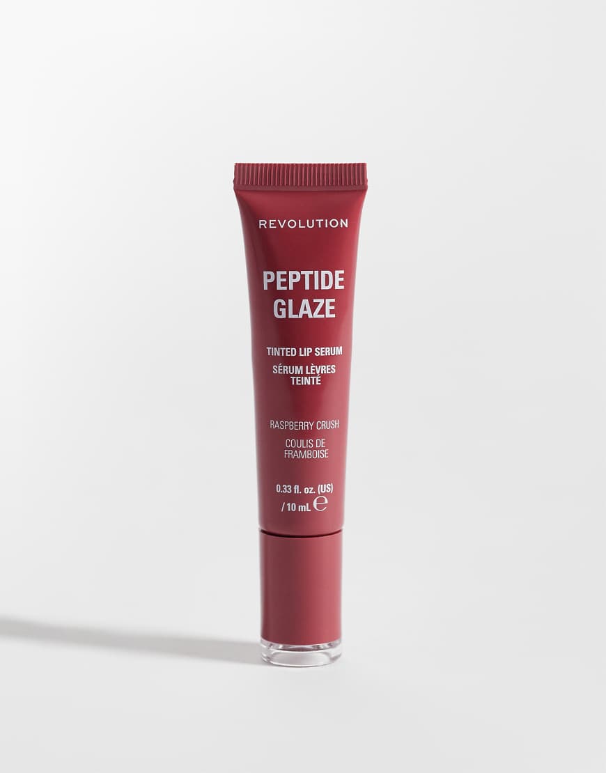 Revolution - Peptide Glaze - Getöntes Lippenserum - Raspberry Crush-Rosa von Revolution