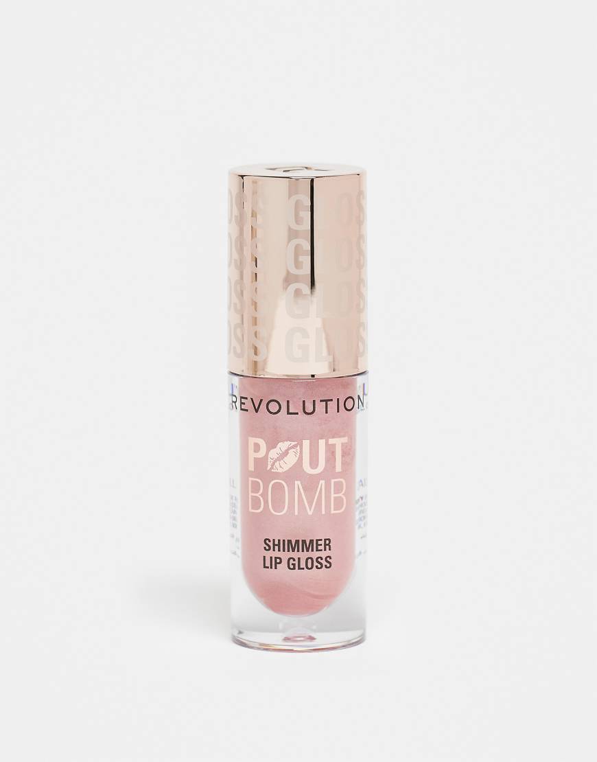 Revolution - Pout Bomb - Schimmernder Gloss in glossigem Shine Pink-Rosa von Revolution