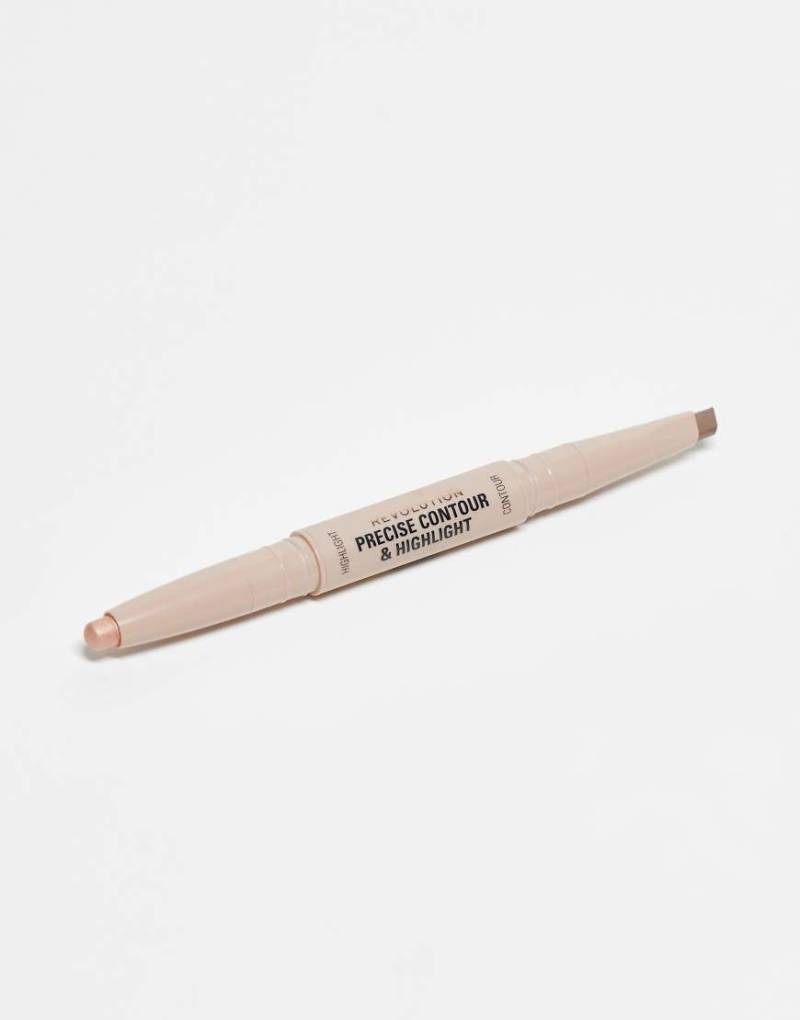 Revolution - Precise Contour & Highlight Stick - Konturen und Highlighterstift in Medium-Neutral von Revolution