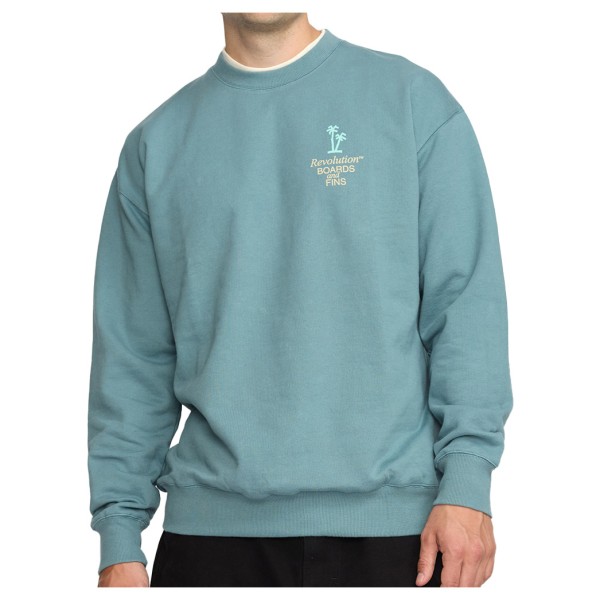 Revolution - Printed Crewneck Boards & Fins - Pullover Gr XXL türkis Revolution - Printed Crewneck Boards & Fins - Pullover Gr XXL türkis von Revolution