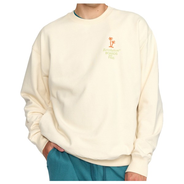Revolution - Printed Crewneck Boards & Fins - Pullover Gr XXL weiß Revolution - Printed Crewneck Boards & Fins - Pullover Gr XXL weiß von Revolution