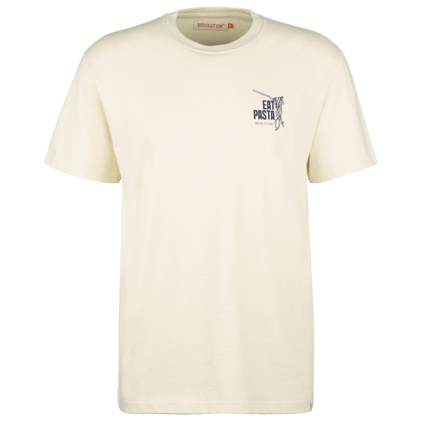 Revolution - Printed T-Shirt Eat Pasta - T-Shirt Gr XXL weiß von Revolution