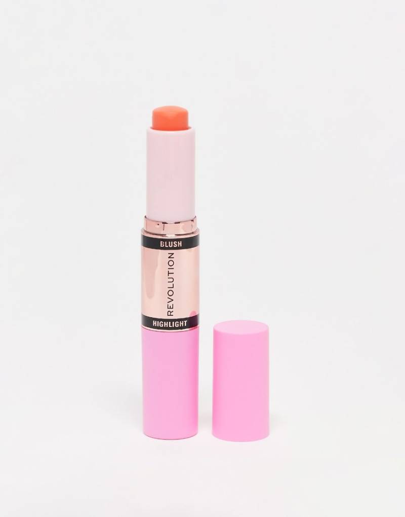 Revolution - Rouge- und Highlighter-Stift - Coral Dew-Orange von Revolution