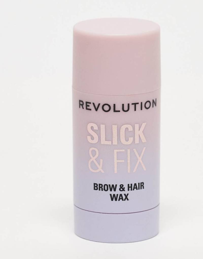 Revolution - Slick & Fix - Brow & Hair Stick - Brauen- und Haarwachs-Transparent von Revolution