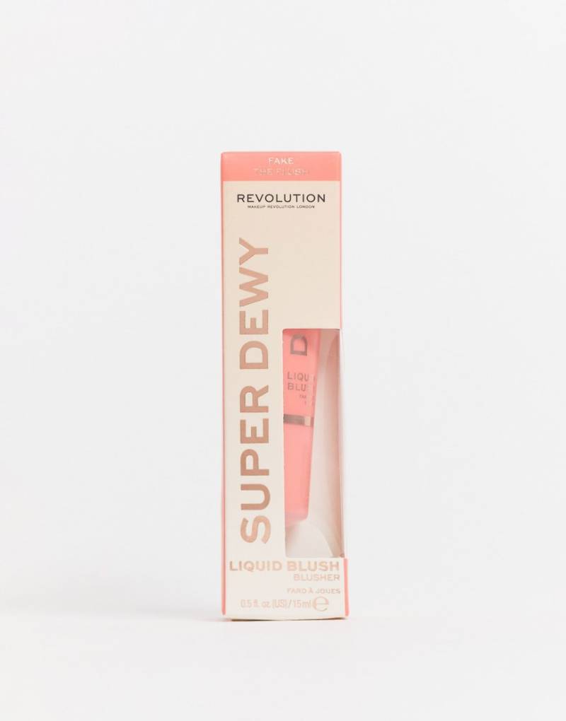 Revolution - Superdewy - Flüssiges Rouge - Fake The Flush-Rosa von Revolution