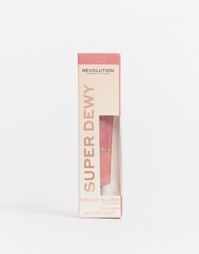 Revolution - Superdewy - Flüssiges Rouge - Flushing For You-Rosa von Revolution
