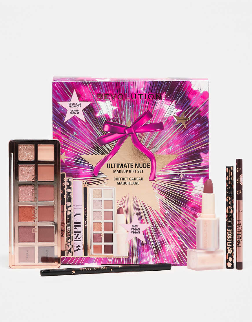 Revolution - Ultimate Nude - Make-up-Geschenkset (32% Rabatt)-Bunt von Revolution