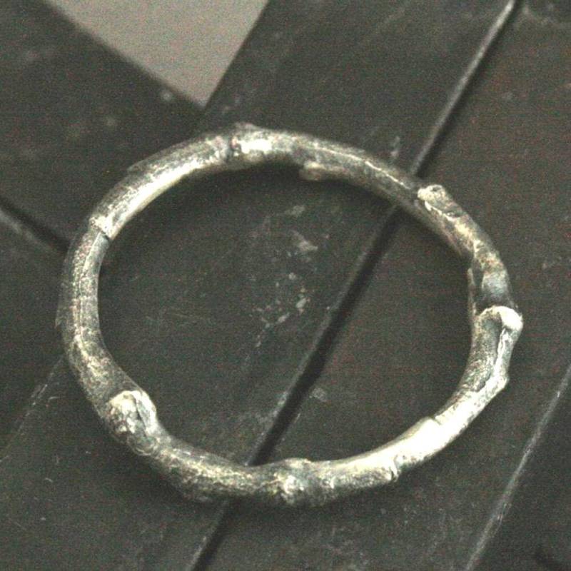 Spirit Ring - Zweig Ehering Natürlicher Sterling Silber Hand Gegossene Zweige Maßanfertigung von RevolutionBA