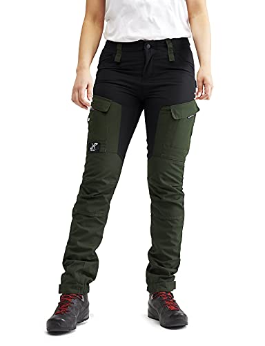 RevolutionRace Damen RVRC GP Pants, Hose zum Wandern und für viele Outdoor-Aktivitäten, Forest Green, S von RevolutionRace