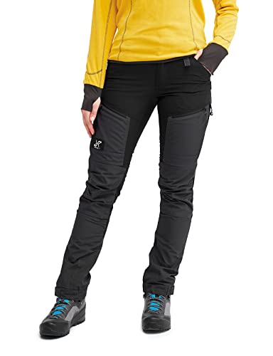 RevolutionRace Damen RVRC GP Pro Pants, Hose zum Wandern und für viele Outdoor-Aktivitäten, Jet Black, L von RevolutionRace