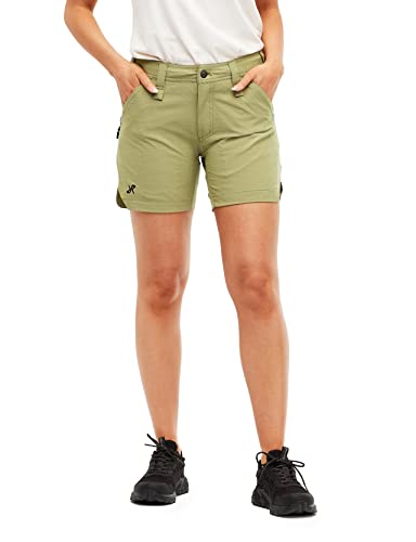 RevolutionRace Damen Hike & Dive Shorts, Hybrid Wandershorts und Badeshorts für alle Outdoor-Aktivitäten, Aloe, XXL von RevolutionRace