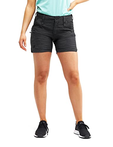 RevolutionRace Damen Hike & Dive Shorts, Hybrid Wandershorts und Badeshorts für alle Outdoor-Aktivitäten, Black, L von RevolutionRace