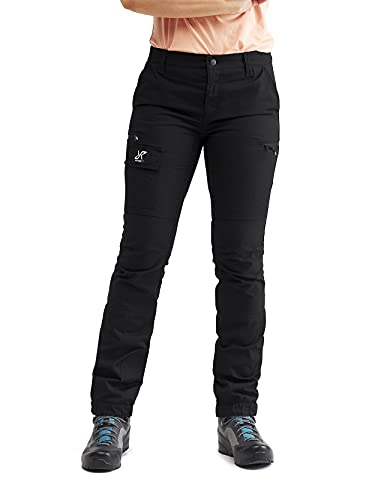 RevolutionRace Damen Nordwand Pants, Hose zum Wandern und für viele Outdoor-Aktivitäten, Jet Black, S von RevolutionRace