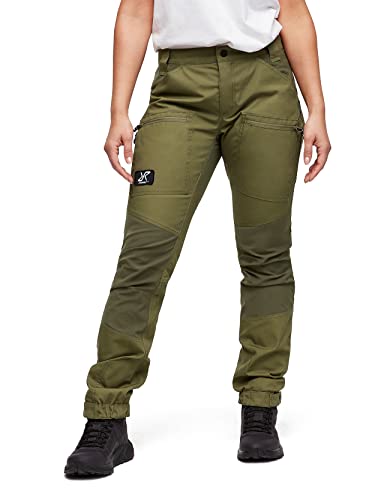 RevolutionRace Damen Nordwand Pro Pants, Hose zum Wandern und für viele Outdoor-Aktivitäten, Burnt Olive, XS von RevolutionRace