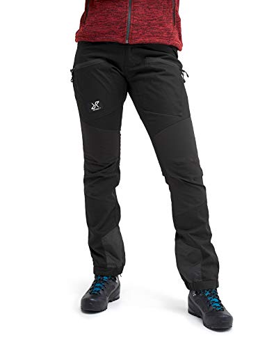 RevolutionRace Damen Nordwand Pro Pants, Hose zum Wandern und für viele Outdoor-Aktivitäten, Jet Black, XS von RevolutionRace