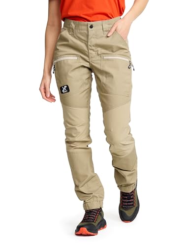 RevolutionRace Damen Nordwand Pro Pants, Hose zum Wandern und für viele Outdoor-Aktivitäten, Khaki, L von RevolutionRace