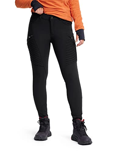 RevolutionRace Damen Pusher Outdoor Jeans, Outdoorhose perfekt für den Alltag und alle Outdoor-Aktivitäten, Black, XS von RevolutionRace