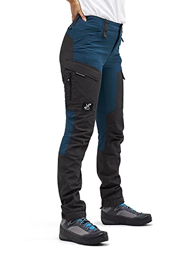 RevolutionRace Damen RVRC GP Pants, Hose zum Wandern und für viele Outdoor-Aktivitäten, Diesel Blue, S von RevolutionRace