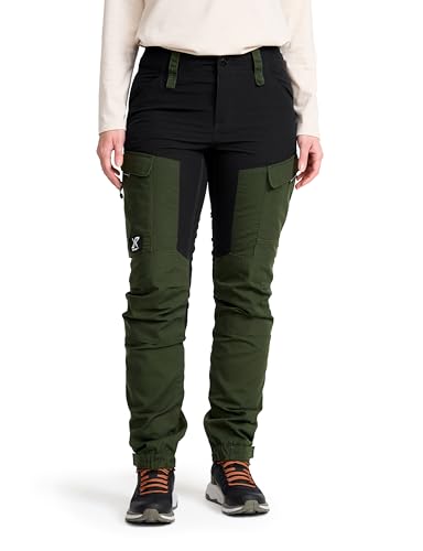 RevolutionRace Damen RVRC GP Pants, Hose zum Wandern und für viele Outdoor-Aktivitäten, Forest Green, XL RevolutionRace Damen RVRC GP Pants, Hose zum Wandern und für viele Outdoor-Aktivitäten, Forest Green, XL von RevolutionRace