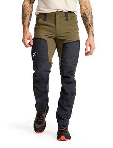 RevolutionRace Herren RVRC GP Pro Pants, Hose zum Wandern und für viele Outdoor-Aktivitäten, Dark Olive, S von RevolutionRace