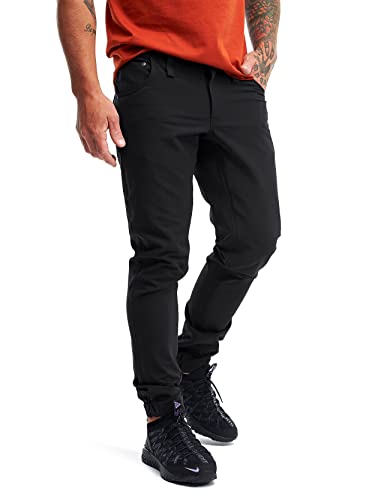 RevolutionRace Herren Explorer Outdoor Jeans, Outdoorhose perfekt für den Alltag und alle Outdoor-Aktivitäten, Black, M von RevolutionRace