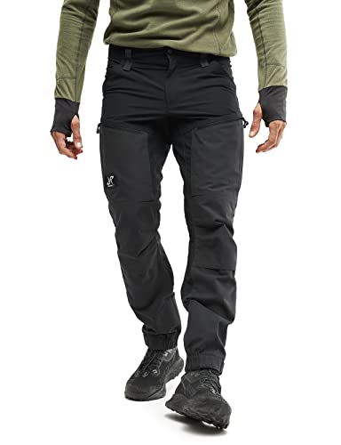 RevolutionRace Herren RVRC GP Pro Pants, Hose zum Wandern und für viele Outdoor-Aktivitäten, Jet Black, L von RevolutionRace