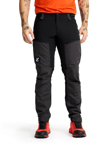 RevolutionRace Herren RVRC GP Pro Pants, Hose zum Wandern und für viele Outdoor-Aktivitäten, Jet Black, XL von RevolutionRace