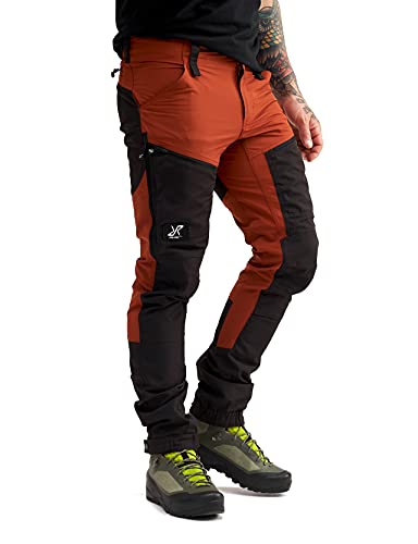 RevolutionRace Herren RVRC GP Pro Pants, Hose zum Wandern und für viele Outdoor-Aktivitäten, Rusty Orange, S von RevolutionRace